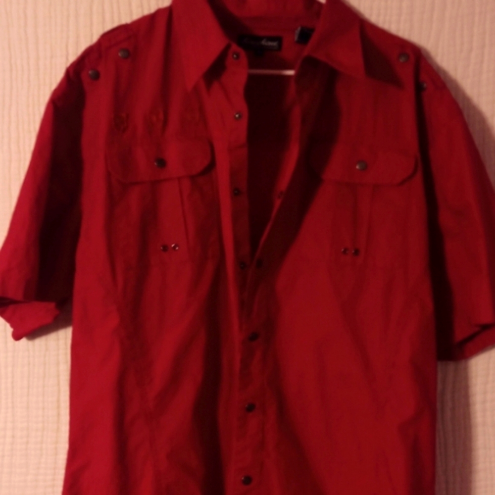 Nice Red Button Down Shirt